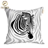 Home Decorative Textile Animal Pillow Covers Elegant Zebra/Eagle/Birds Sketch New Designed Printing Cushion Cover