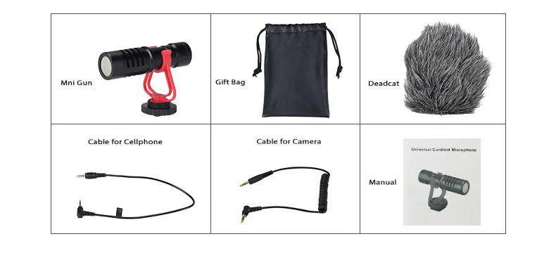 Custom Universal Shot Gun Camera External Microphone