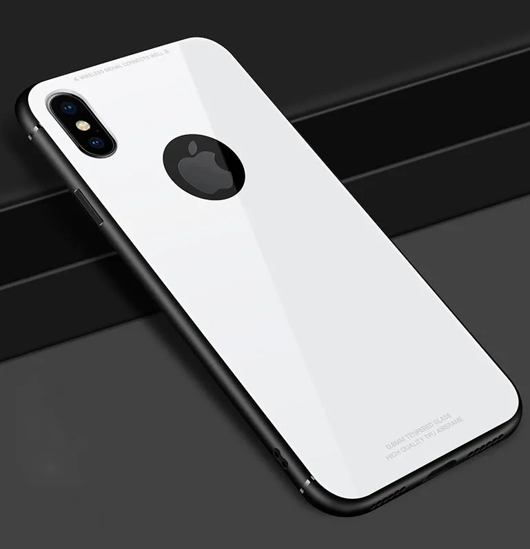 New Products 9h Tempered Glass Design Mobile Phone Back Cover For