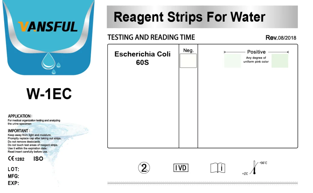 Bacteria Test Kit For Drinking Water,Swimming Pool,Spa E. Coli Water