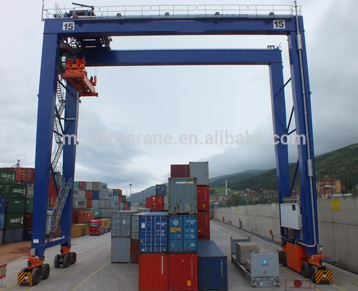 Container Gantry Crane Price,Container Lifting Cranes With Rubber Tyre