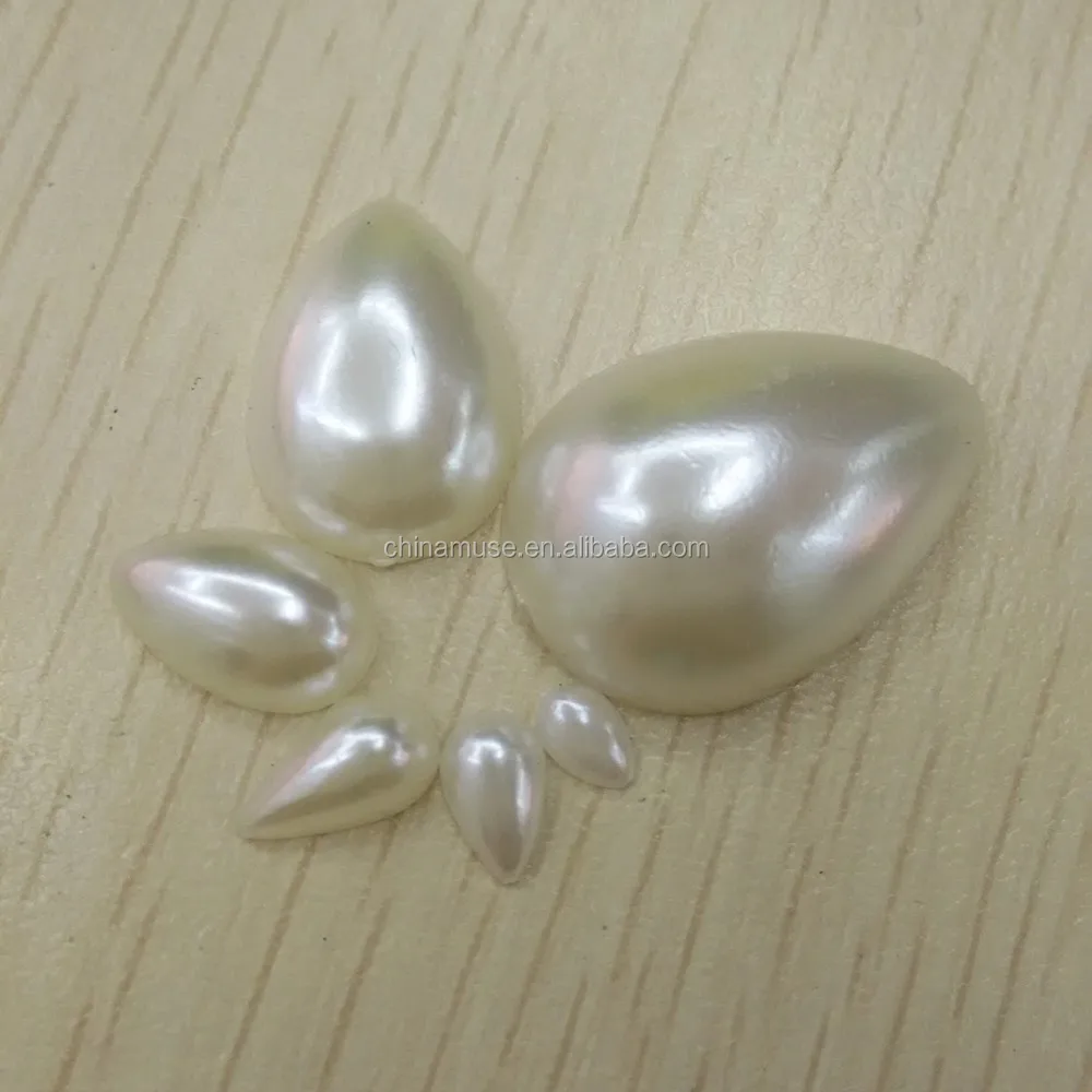 loose faux pearls without holes