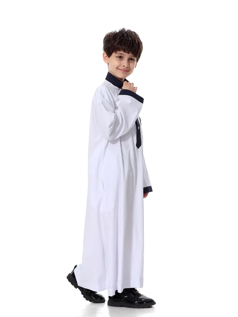 873# Islamic Arab Clothing Children Abaya Thobe Lose Kaftan Arab Kids ...