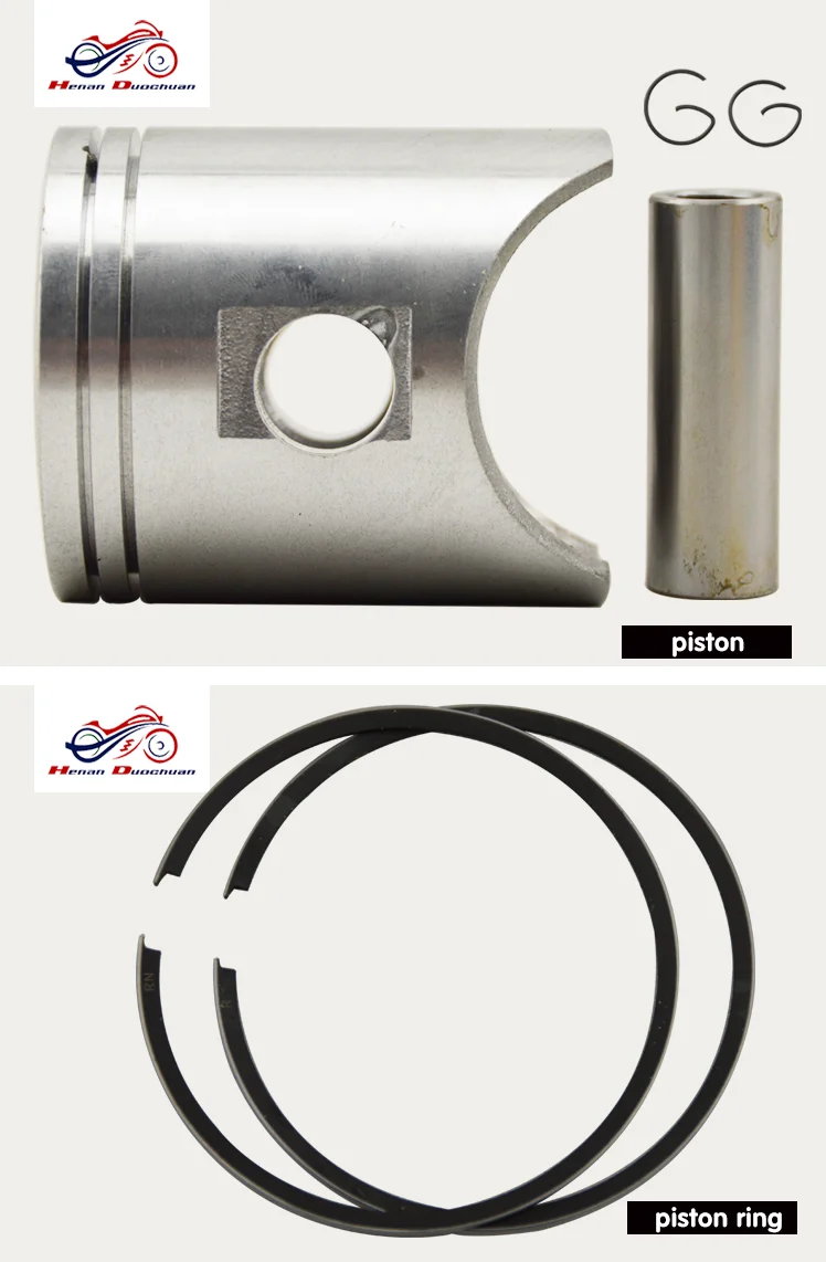 India NSR250 motorcycle piston set ,motorcycle piston ring kit for Honda