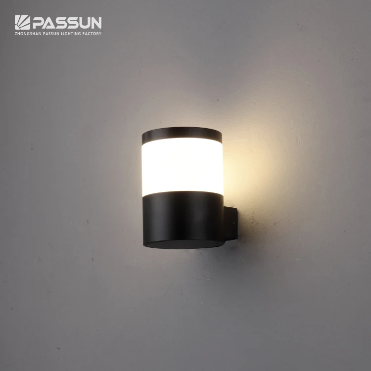 Outdoor Led Cylinder Wall Lamps 9w View Acrylic Waterproof Ip65