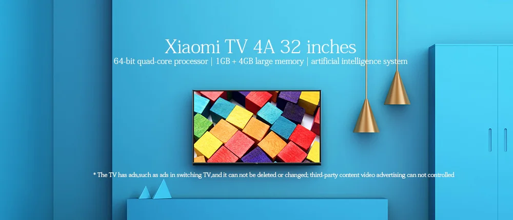 IN STOCK ! Global Version Xiaomi TV 4A 32 inch 1366x768pixel 1GB 4GB Wifi Smart  TV