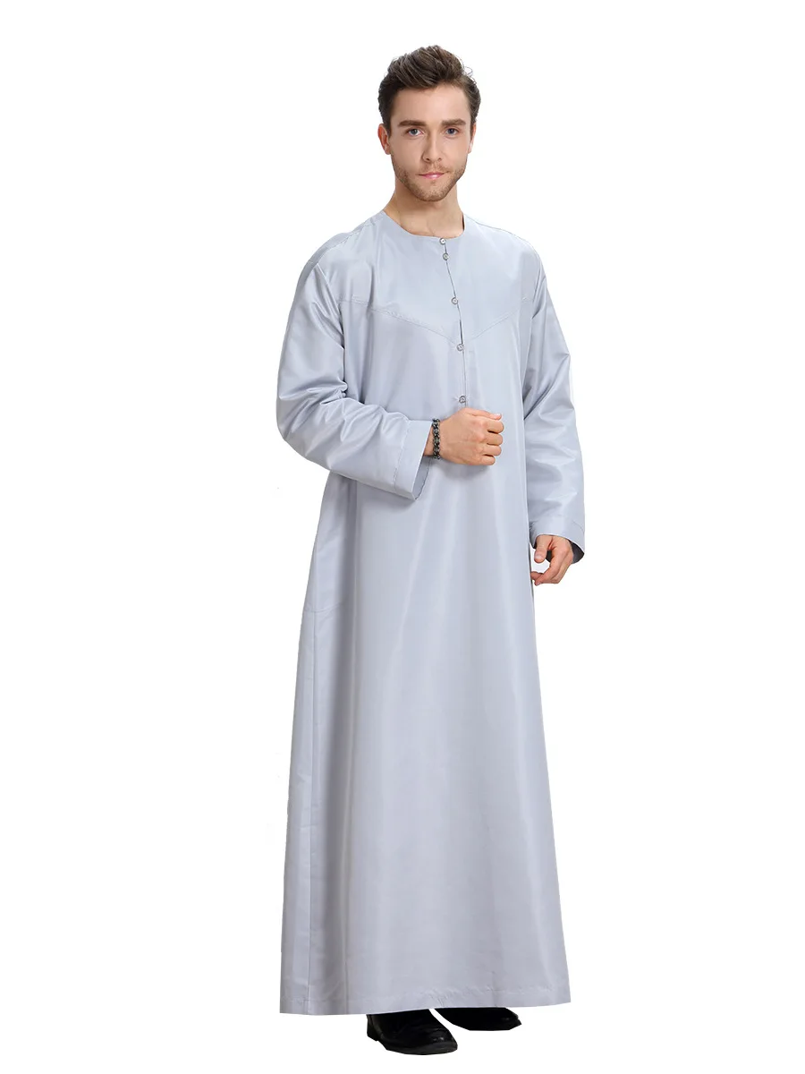 A6164 Mens Saudi Style Al Dafah Thobes White Premium Casual Thawb ...