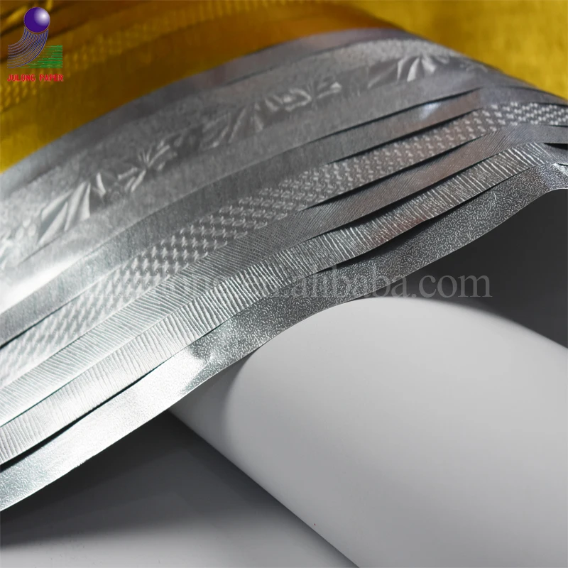Manufacture Professional Supply Holographic Metallic Paper Cardboard for Printing and Box Packaging