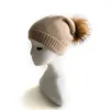 IMF Inner Mongolian Factory Supply Knitted Winter Warm Women 100% Cashmere Beanie Hat