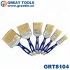 Wholesale price bristle and PET mixed solid PP+TPR handle paint brush