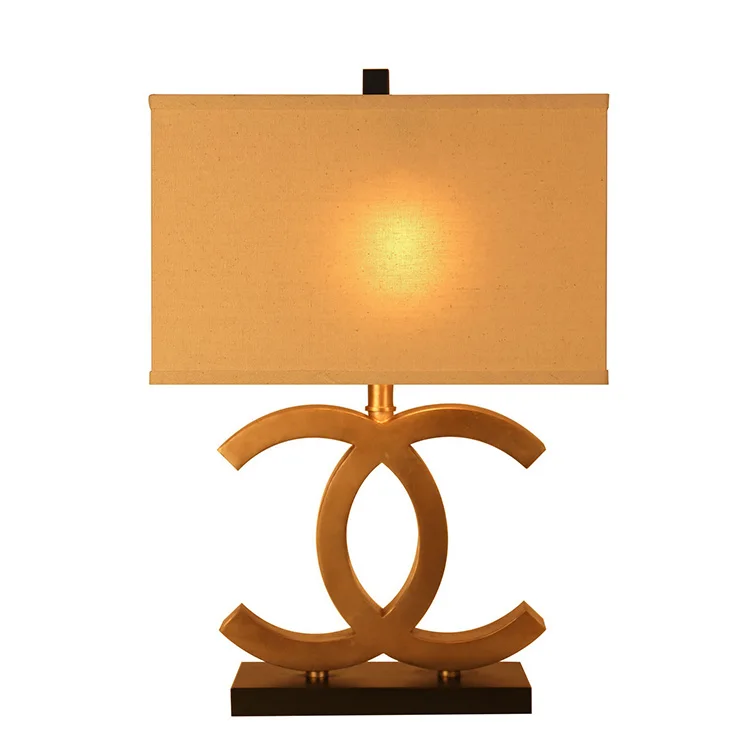 New furniture decorative table lamp/modern desk lamps/silver luxury cc table lamp