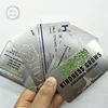 Professional free design laser cut stainless steel metal business card