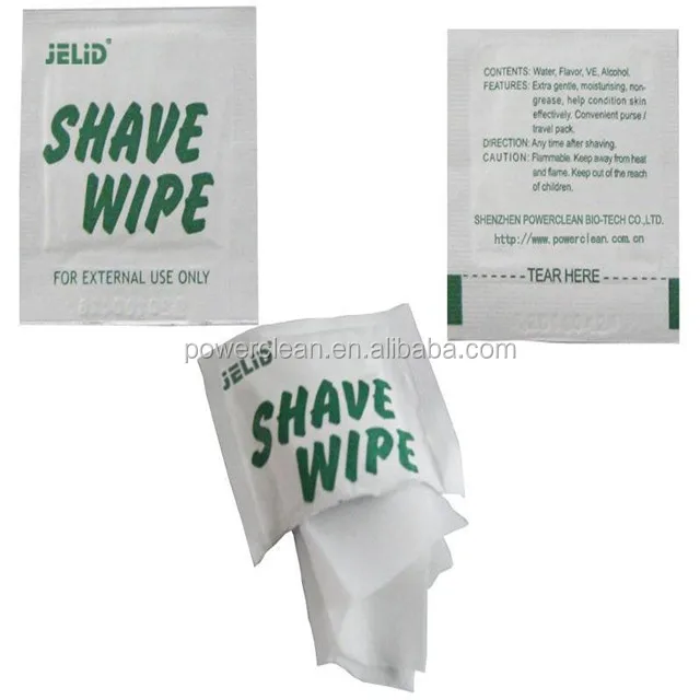 Aftershave Swab Disinfecting Wet Cleaning Wipes