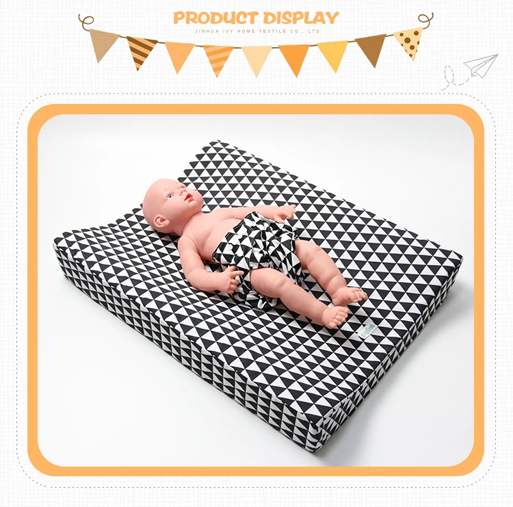 Wholesale Waterproof Crib Mattress Protector Cotton Changing Pad Cover