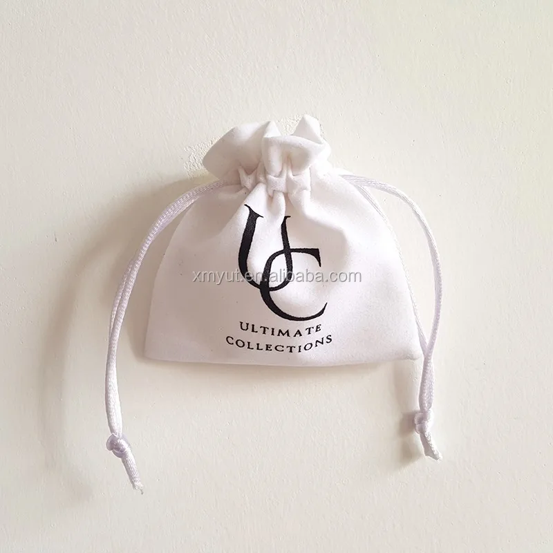 Velvet Pouch Drawstring Bag or Customized Acceptable Gift Recyclable Screen Printing,hot Stamping Jewelry Pouch with logo