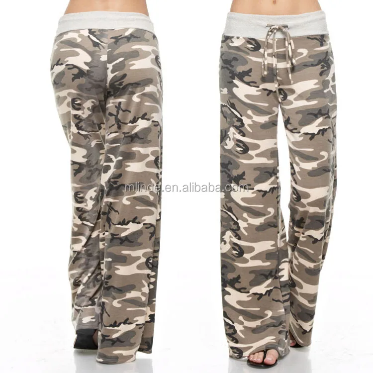 camo flannel pants