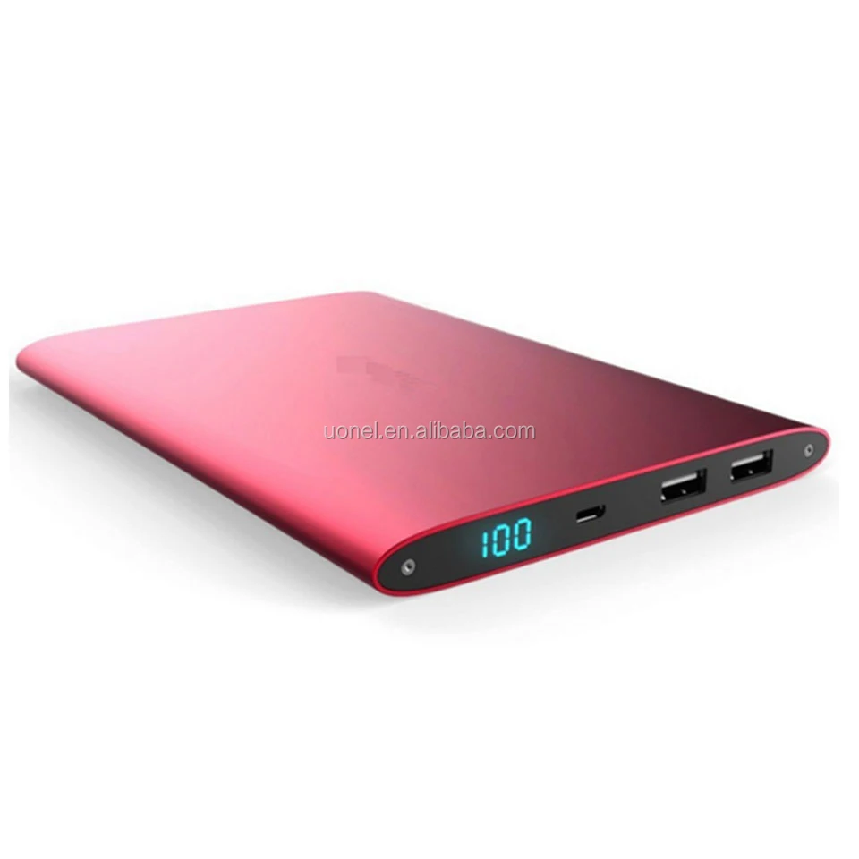 flashlight dual usb 20000mah slim power bank