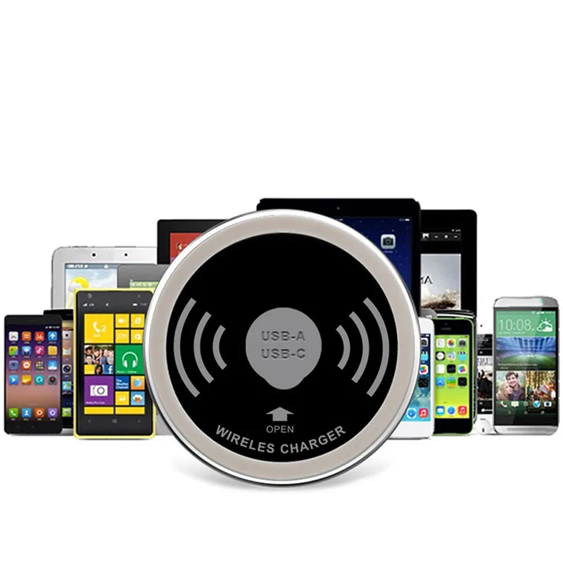 Ftc20 Wireless Charging Table Wireless Desk Charging Embedded Qi