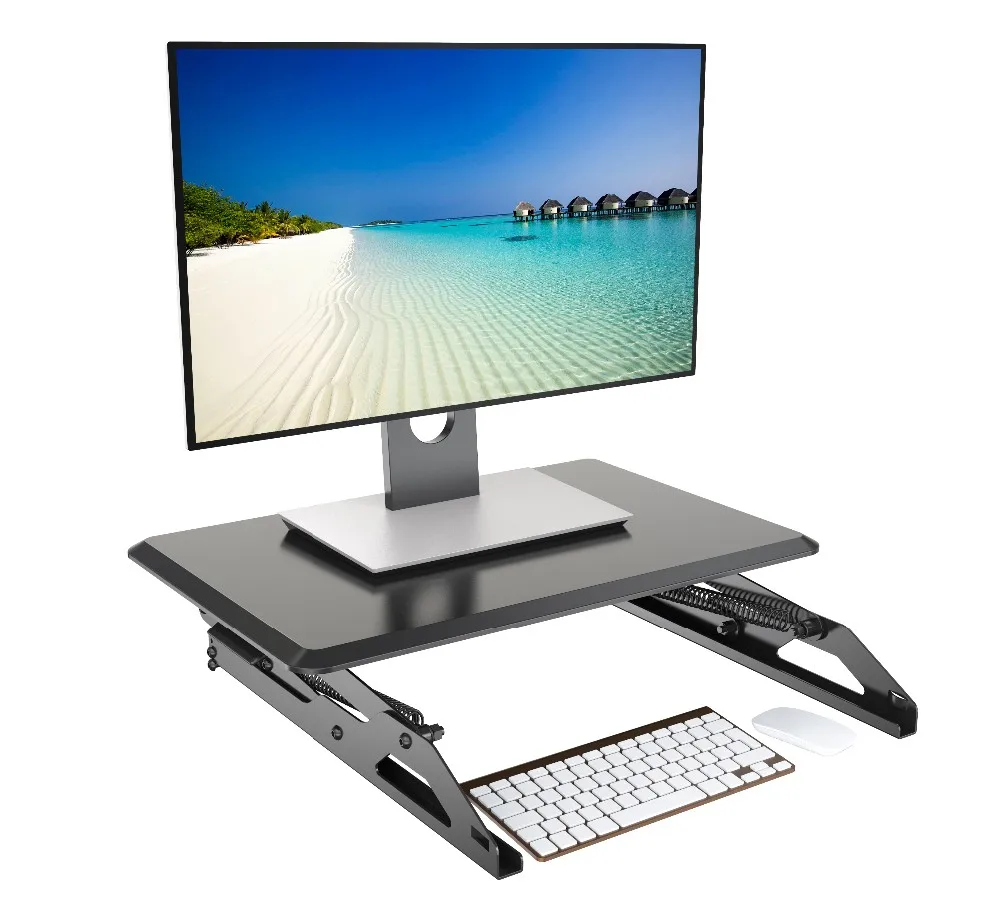 Ergonomic Modern Height Adjustable Mdf Raise Computer Office Desk Table