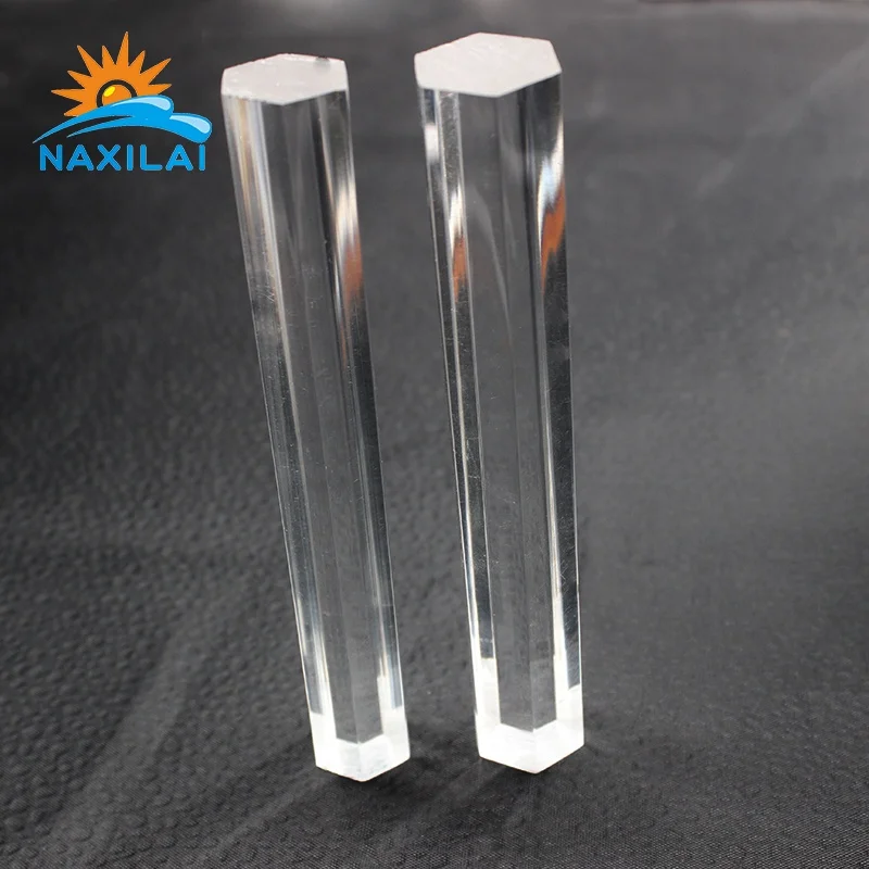 Naxilai Manufacturer High Polished Extruded Clear Acrylic Rod Customize