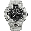 Opened Surface Design 3D Dial Shock Resistant Fashion Electronic Digital Watch For Men