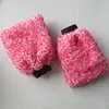 Microfiber car wash mitt, plush glove, car dusting glove