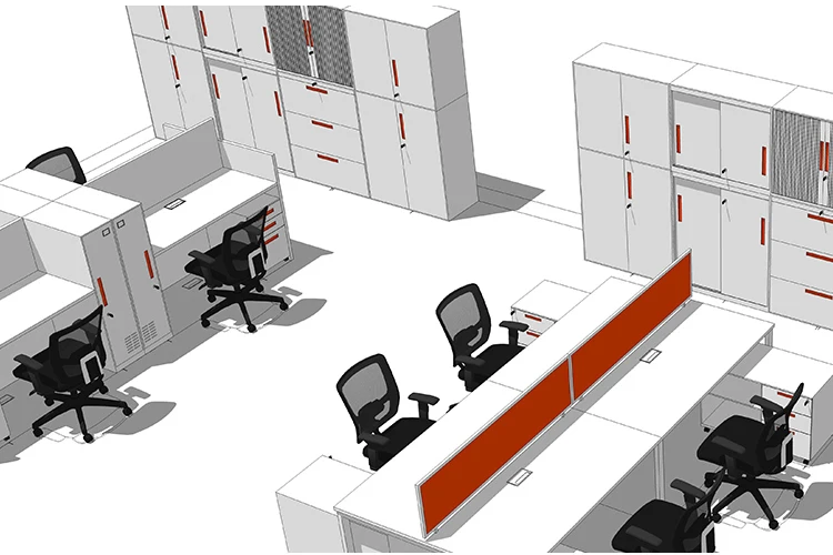 Storage Steel Swing Door Filing Cabinet Factory Direct 2 Door Steel File Cabinet