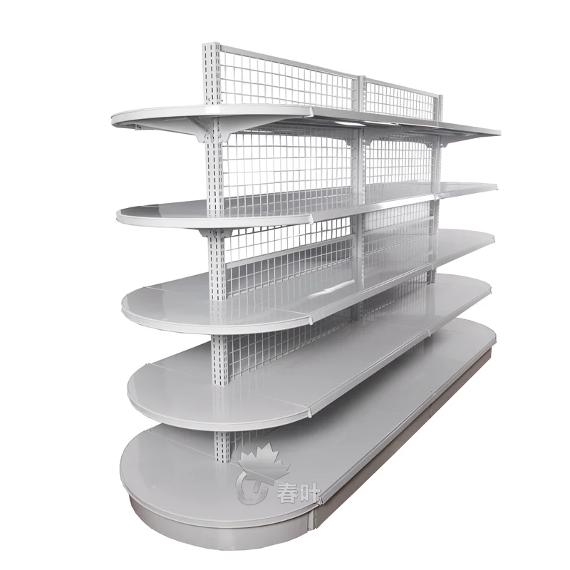 High Quality Round Head Pegboard Supermarket Round Shelf Retail