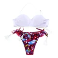 2015 Women Bikini Set Sexy Bra Floral Swimsuit Push up Swimwear Beach EA14