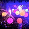 NEW Design auto inflatable LED balloon, inflatable throw ball