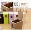 Creative Kitchen toilet Trash Cans Cabinet Door Plastic Press the bin for customization Dustbin