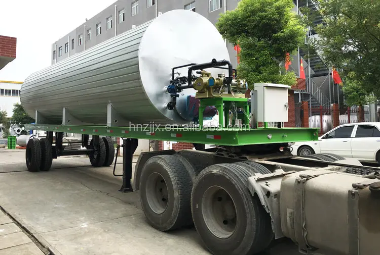 Mobile Hot Mix Asphalt Batching Plant 80-160T/H with Twin Shaft Asphalt Mixer