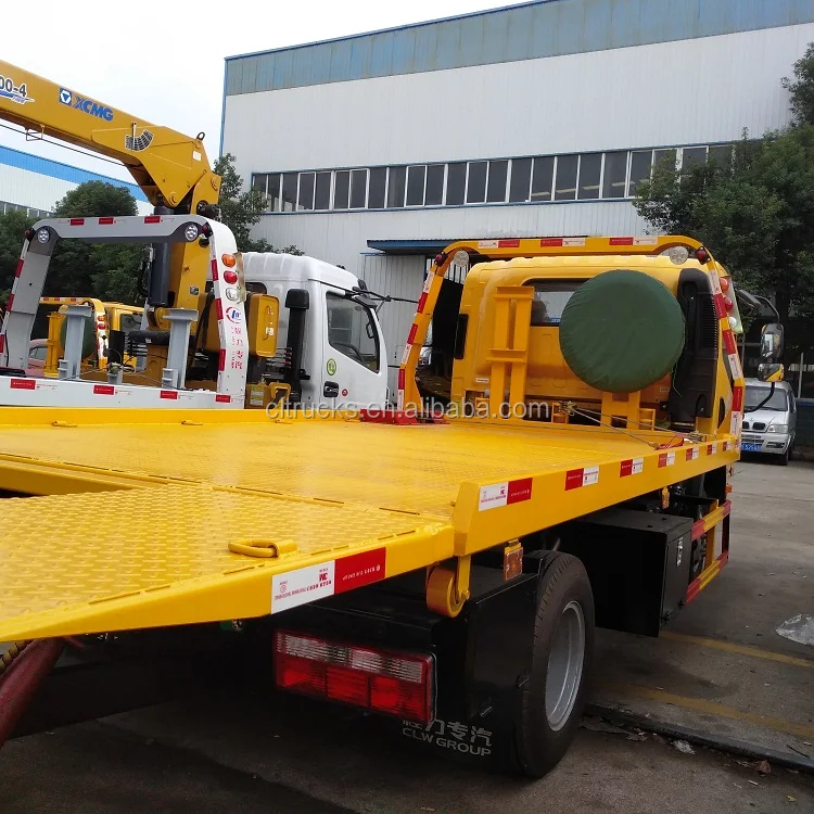 Jmc 3 Ton Tow Truck Japan Euro 3 16ton Lifting Capacity Flatbed Tow