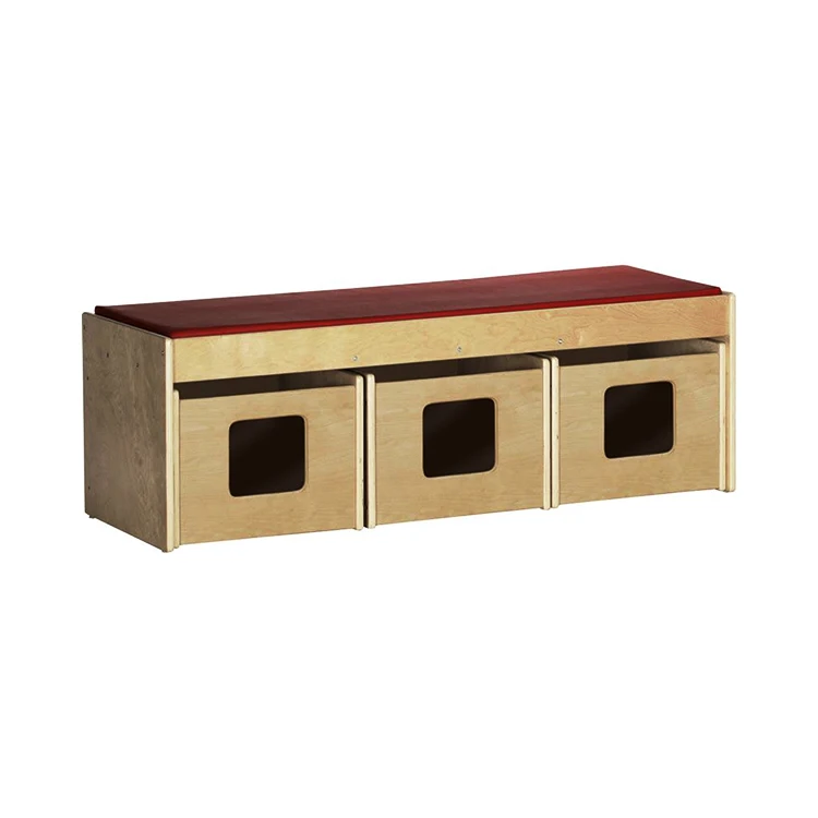 wooden toy storage drawers