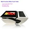 2016 !! New contain android ,heating ,microwave oven,audio electronics system LCD commercial multi touch table