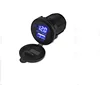 12-24V LED Car 2.1A USB Socket Charger Outlet with Voltmeter Modification Accessory for Motorcycle Motor Truck ATV Boat