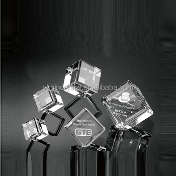 3d wholesale custom crystal paperweight laser blank clear diamond engraving larger