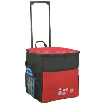 insulated picnic bag on wheels