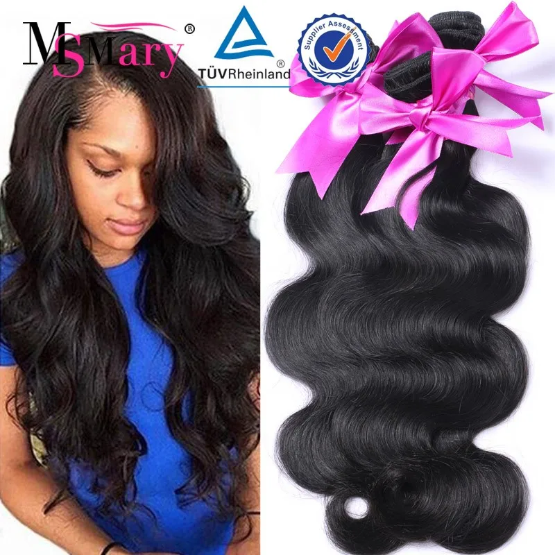 Factory Wholesale 3 Bundles 16 18 20 Inch 6a Grade Raw Virgin