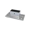 stainless steel rectangular base rail fitting