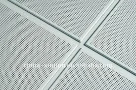 High Quality Lay In Aluminum Ceiling Tiles Perforated