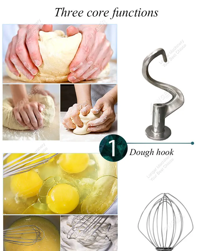 kitchen dough mixer machine's features
