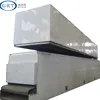 Continuous hot air dryer for vegetables and fruits and food and pet food