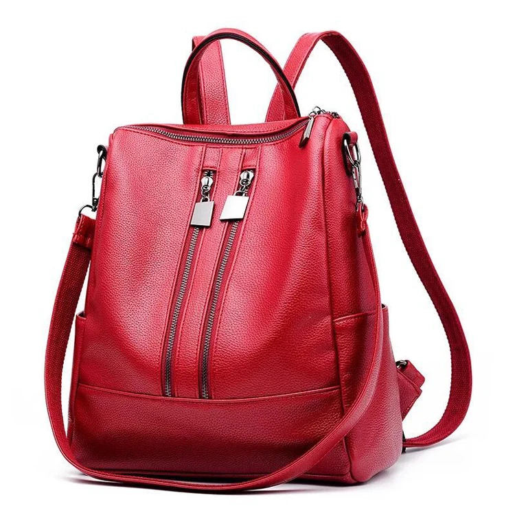 Hot Style Fashion Pu Leather Beautiful Girl Backpack - Buy Hot Style ...