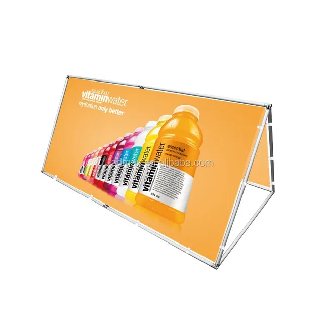 Outdoor Monsoon A Frame Banner Stand Triangle For Tradeshow
