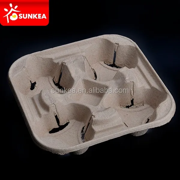 Disposable coffee carrier take out cup carriers reusable coffee carrier