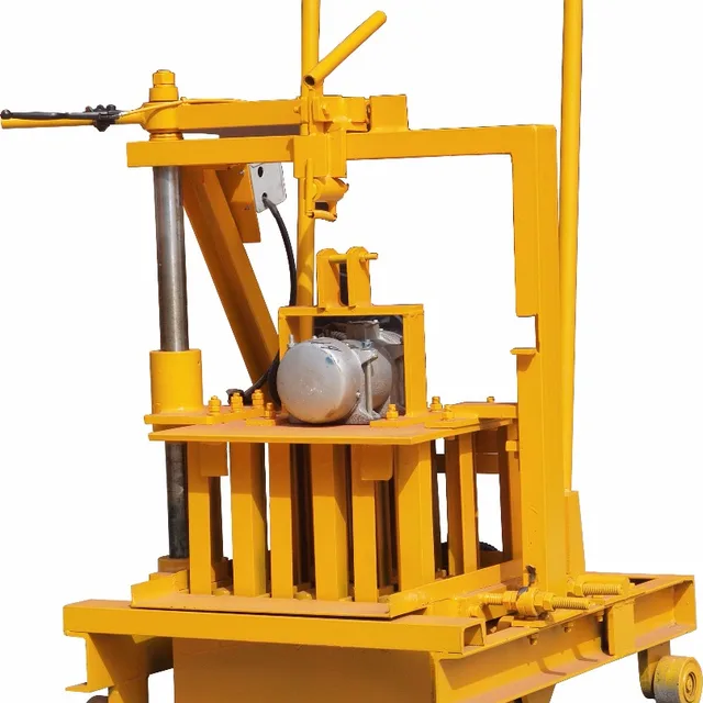 small factory machine mobile concrete hollow blocks prices QT40-3C