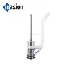 glass water pipe mouth piece titanium quartz and ceramic coil wax vaporizer