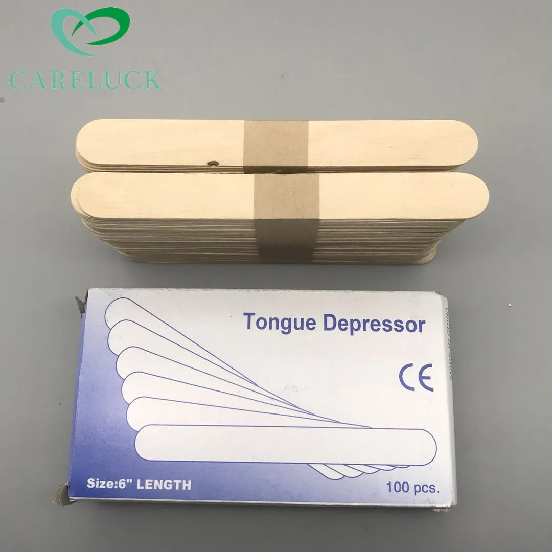 Hot Sale Tongue Depressors Bulk Depressor Wooden Wood Type With Great