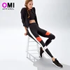 new arrival latest design cheap ladies polyester microfiber fashion style set athletic compression tracksuits sports gym wear